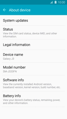 Press System updates.