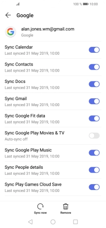 Press the Home key to return to the home screen.