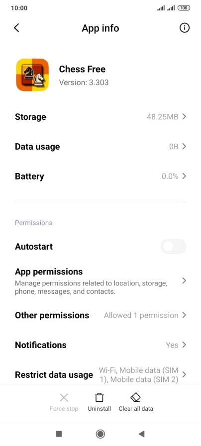 Press the Home key to return to the home screen.