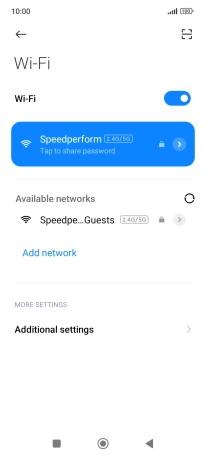 Press the Home key to return to the home screen.
