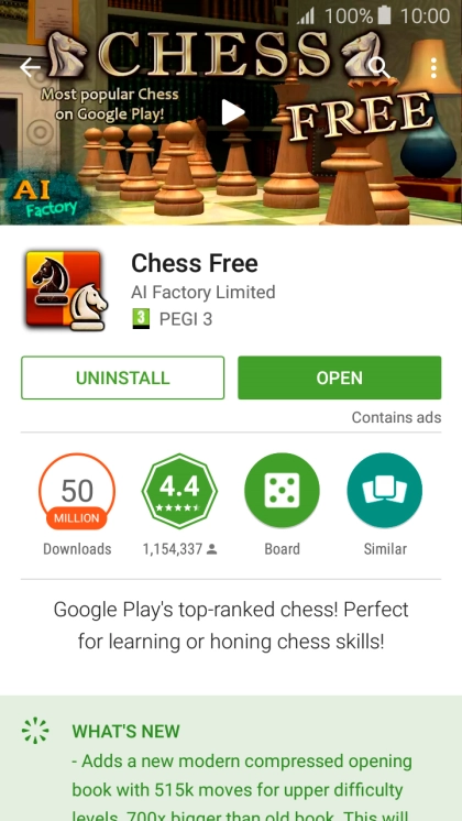 Press UNINSTALL.