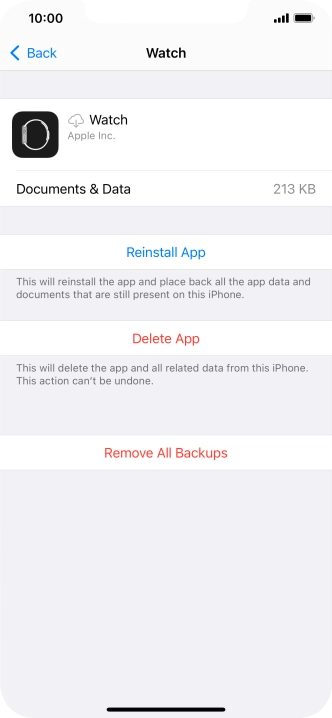 Slide your finger upwards starting from the bottom of the screen to return to the home screen.