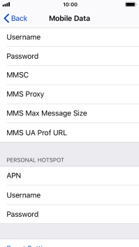 Press MMSC and key in http://www.vodafone.ie/mms.