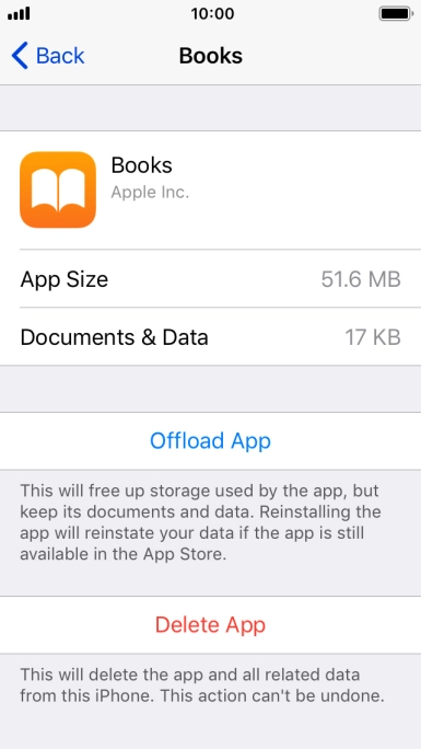 Press Offload App.