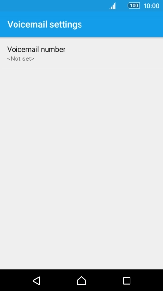 Press Voicemail number.