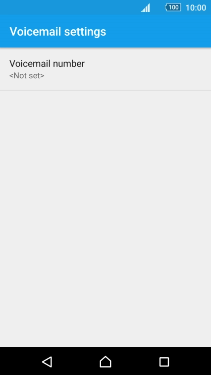 Press Voicemail number.