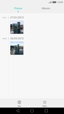 Press and hold the required picture or video clip.