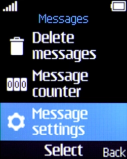 Select Message settings.