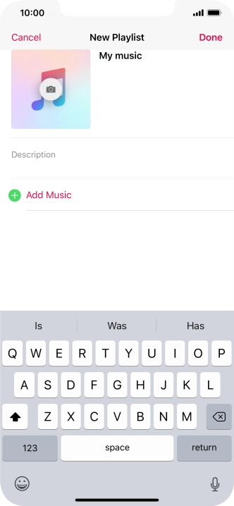Press Add Music.