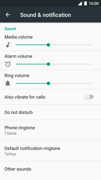 Press Phone ringtone.