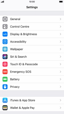 Press Touch ID & Passcode.