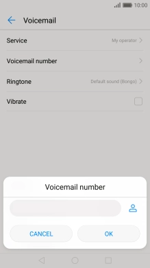Key in (prefix) 5 (your phone number) and press OK.