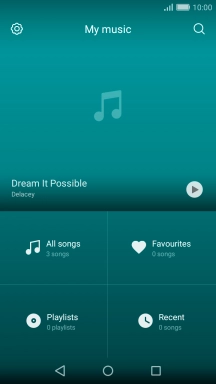 Press All songs.