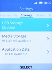 Select Storage.