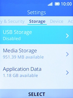 Select Storage.