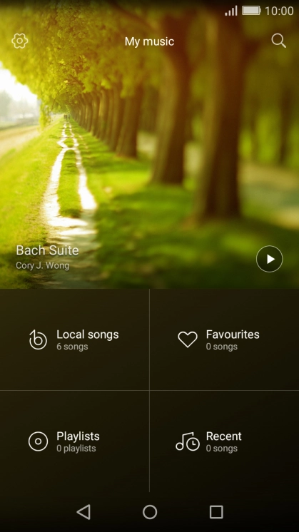 Press Local songs.