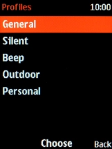 Select Silent.