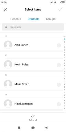 Press Select all.