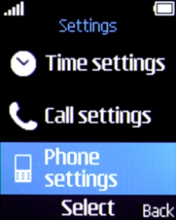 Select Phone settings.