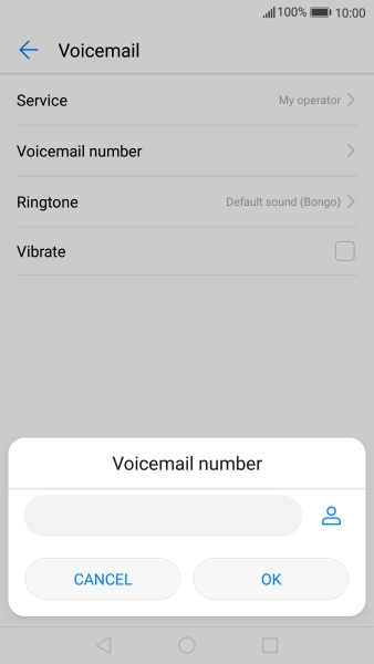 Key in (prefix) 5 (your phone number) and press OK.