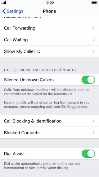Press the Home key to return to the home screen.