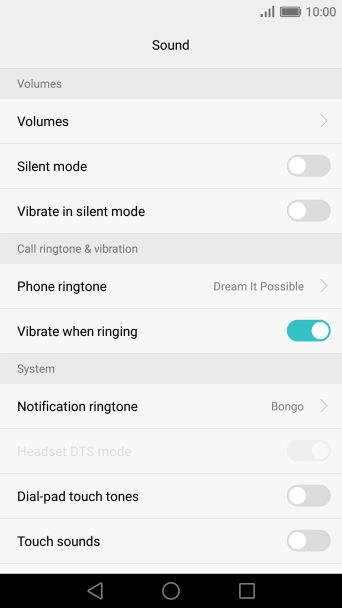 Press Phone ringtone.