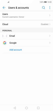 Press the Home key to return to the home screen.