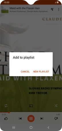 Press NEW PLAYLIST.