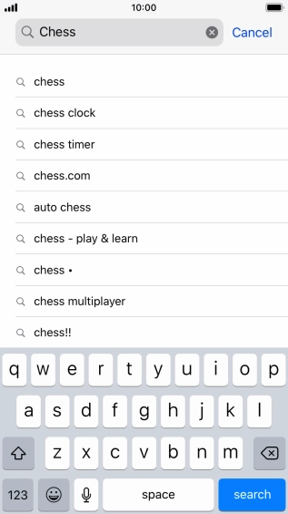 Press search.