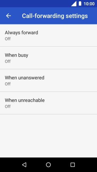 Press the Home key to return to the home screen.