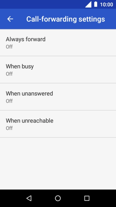 Press the Home key to return to the home screen.