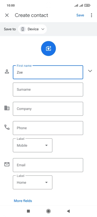 Press Surname and key in the required last name.