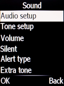 Select Tone setup.