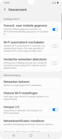 Samsung Galaxy A41 Automatisch Gebruik Van Mobiele Data In Of Uitschakelen Vodafone Nederland