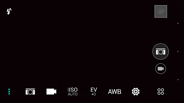 Press the menu icon.