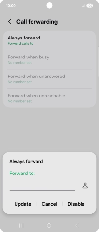 Press Disable.