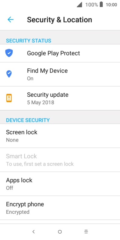 Press the Home key to return to the home screen.