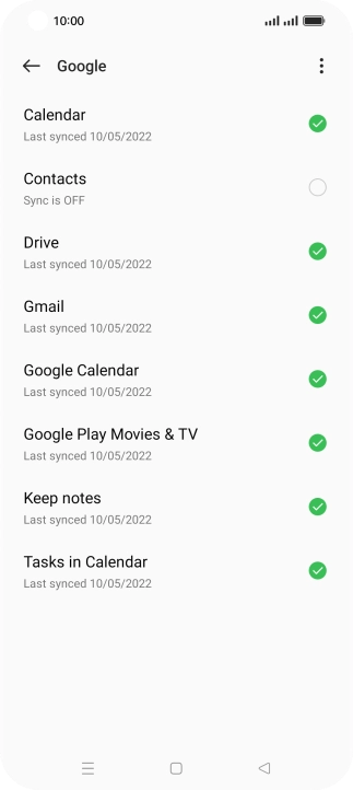 Press the field next to 