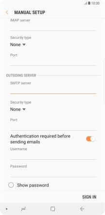 Press the drop down list below 