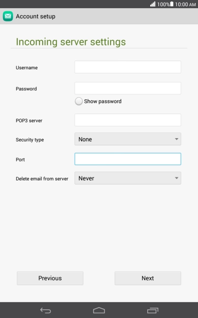 Press the drop down list next to 