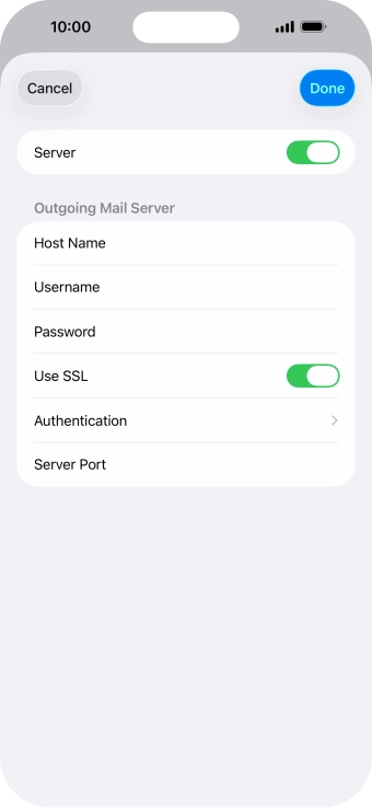 Press Authentication.