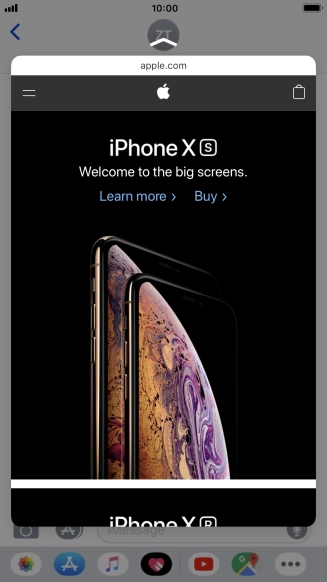 Hard press the screen to see a section of the required content.