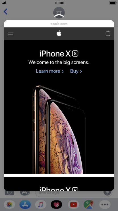 Hard press the screen to see a section of the required content.