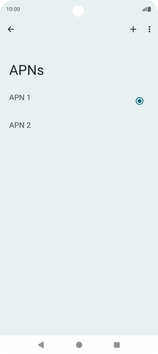 Press the Home key to return to the home screen.
