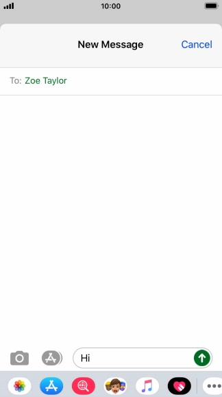 Press the picture icon.