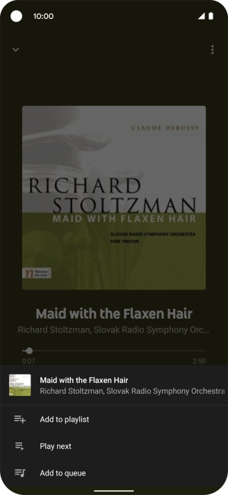 Press Add to playlist.