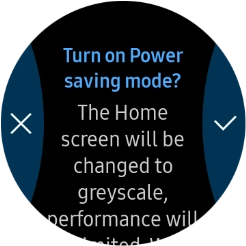 Press the confirm icon.