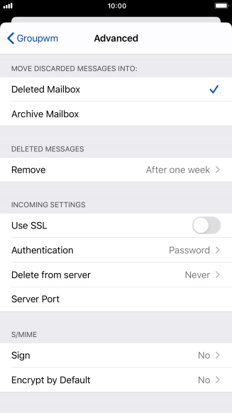 Press Authentication.