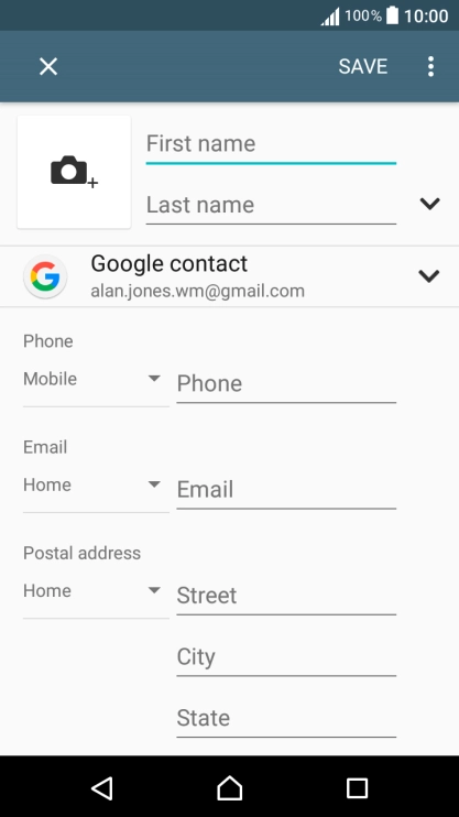 Press the picture icon.