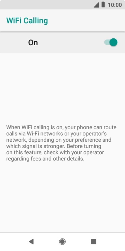 Press the Home key to return to the home screen.